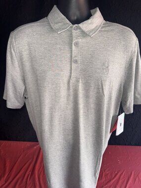 Spyder ProWeb Mens Large Jersey Polo Shirt Black Moisture Wicking Golf Shirt NWT